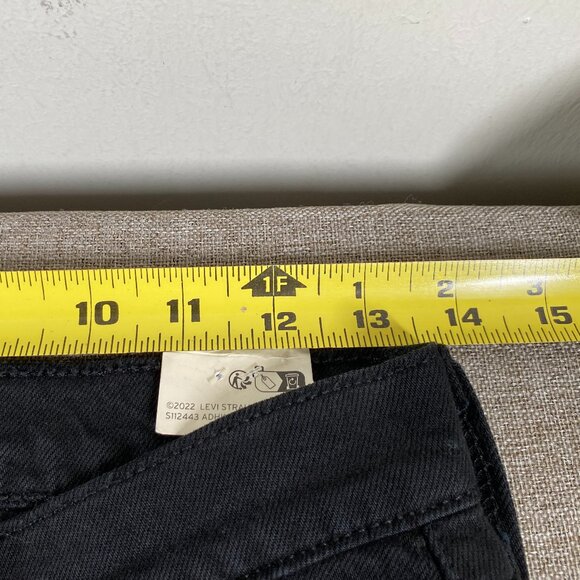 Levi's Premium 501 ORIGINAL FIT Denim Jeans Women's 27 x 32 High Rise Black NWT - Picture 10 of 14